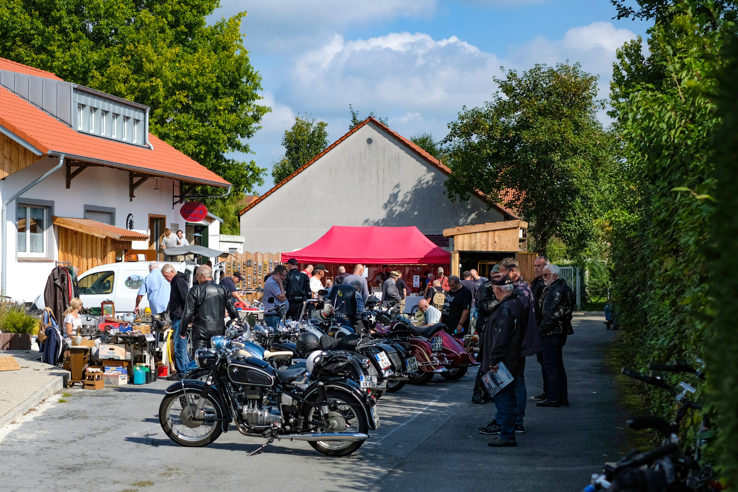 Foto eines Teilemarkts in Welver